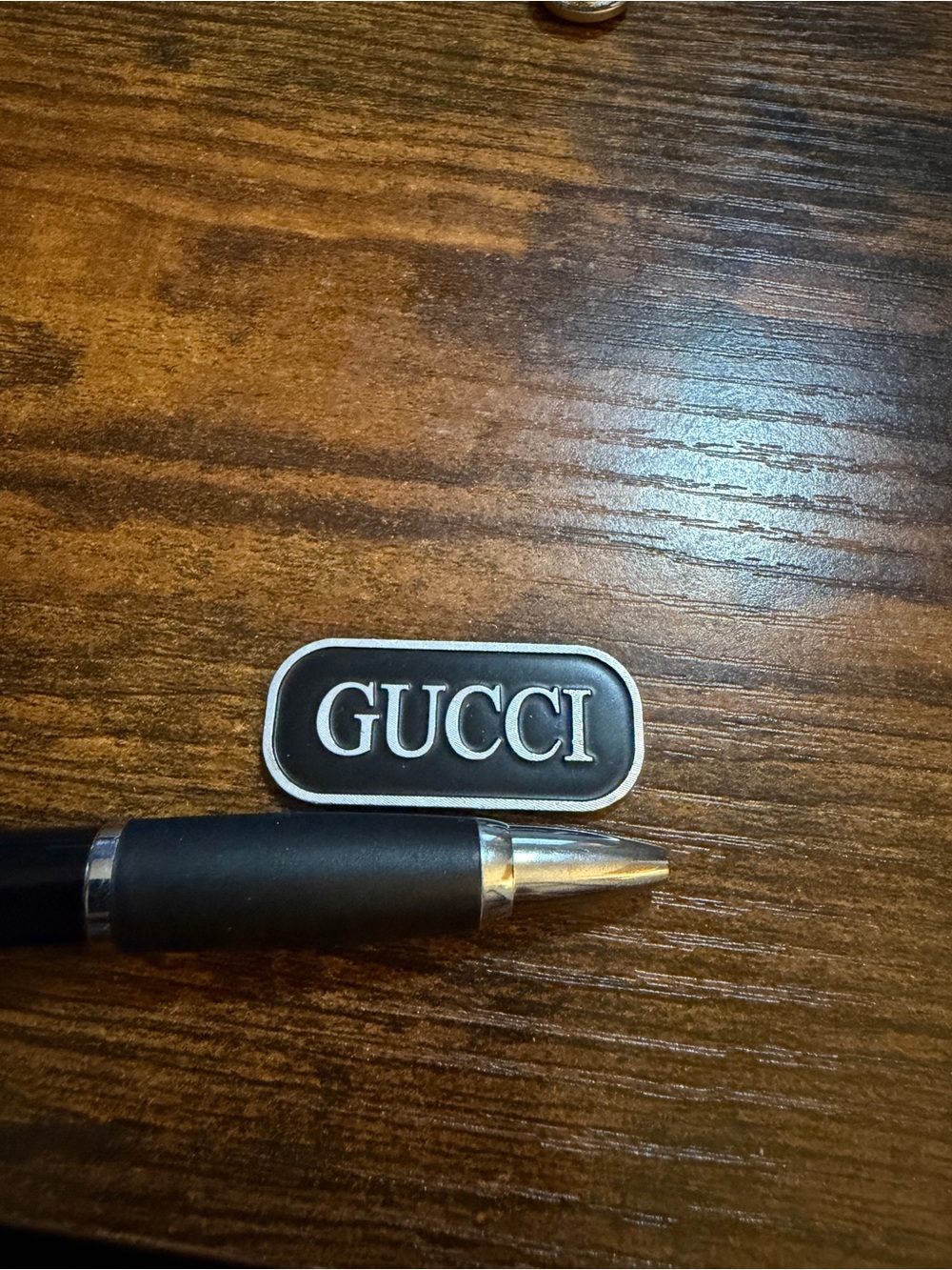 Gucci Vintage Bag Metal Logo